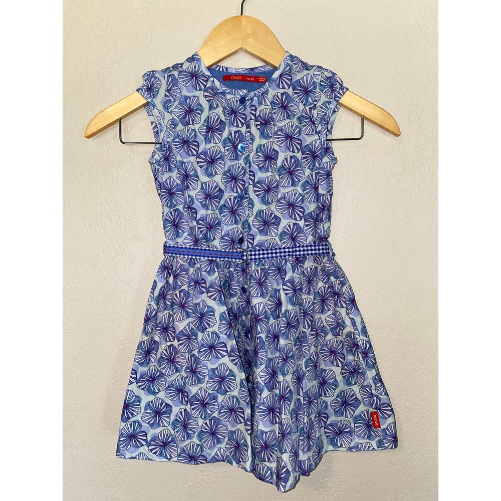Oilily Vintage Girls Dress SZ 5 100% Cotton with Pockets